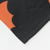 Halloween-Muster Fleecedecke (Ecke)