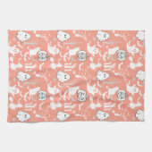 Halloween-Muster. Geruchlich und niedlich.b L Oran Geschirrtuch (Horizontal)