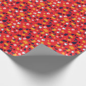 Halloween-Muster Geschenkpapier (Ecke)