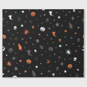 Halloween-Muster Geschenkpapier (Flach)