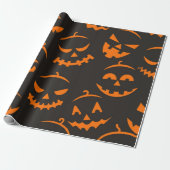 Halloween-Muster Geschenkpapier (Ungerollt)