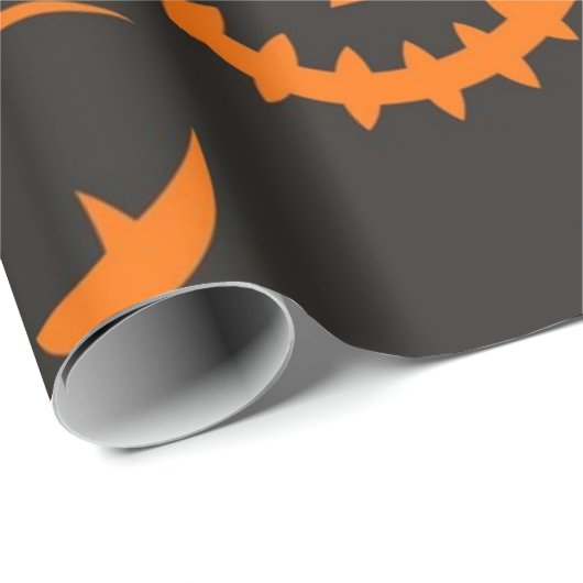 Halloween-Muster Geschenkpapier (Rolleneckpunkt)