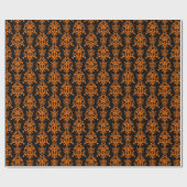 Halloween-Muster  Geschenkpapier (Flach)