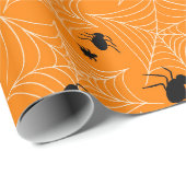 Halloween-Muster Geschenkpapier (Rolleneckpunkt)