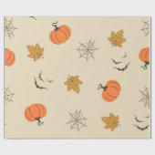 Halloween-Muster Geschenkpapier (Flach)
