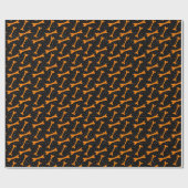 Halloween-Muster  Geschenkpapier (Flach)