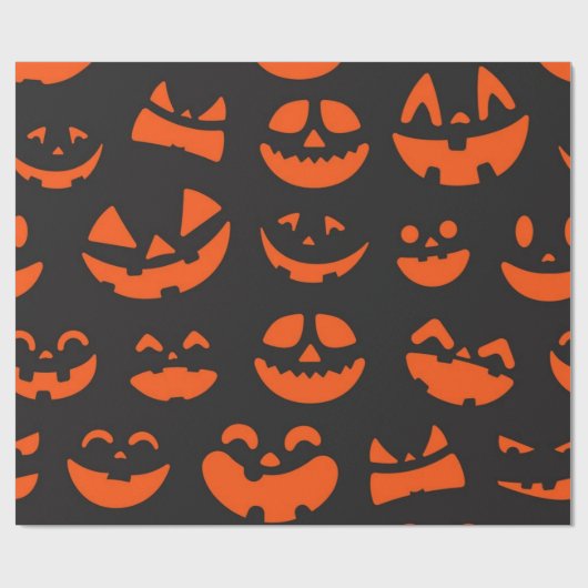 Halloween-Muster Geschenkpapier (Flach)