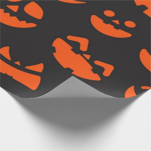 Halloween-Muster Geschenkpapier (Ecke)