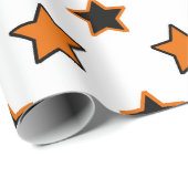 Halloween-Muster Geschenkpapier (Rolleneckpunkt)