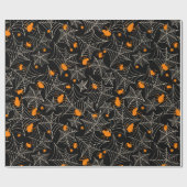 Halloween-Muster  Geschenkpapier (Flach)