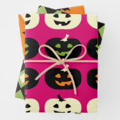 Halloween-Muster Geschenkpapier Set (Beispiel)