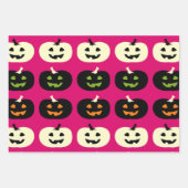 Halloween-Muster Geschenkpapier Set (Vorderseite)
