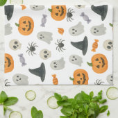 Halloween-Muster Geschirrtuch (Gefaltet)