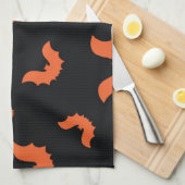 Halloween-Muster Geschirrtuch (Viertel Falte)