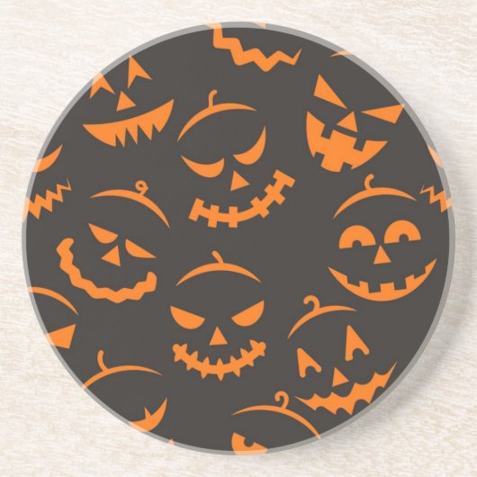 Halloween-Muster Getränkeuntersetzer (Vorne)