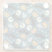 Halloween-Muster Glasuntersetzer (Rückseite)