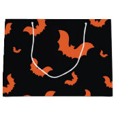 Halloween-Muster Große Geschenktüte (Vorderseite)