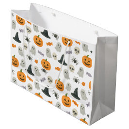 Halloween-Muster Große Geschenktüte