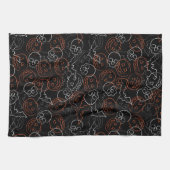 Halloween-Muster Handtuch (Horizontal)