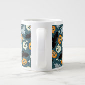 Halloween-Muster Jumbo-Tasse (Rückseite)
