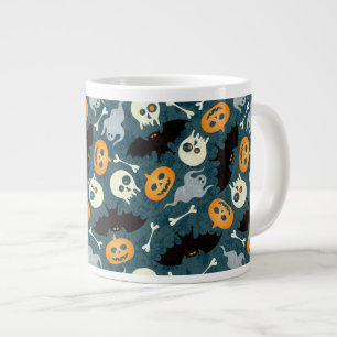 Halloween-Muster Jumbo-Tasse