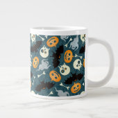 Halloween-Muster Jumbo-Tasse (Rechts)