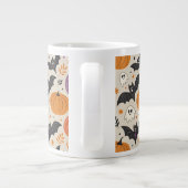 Halloween-Muster Jumbo-Tasse (Rückseite)