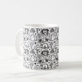 Halloween-Muster, Kaffeetasse (Vorderseite Links)