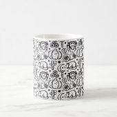 Halloween-Muster, Kaffeetasse (Mittel)