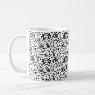 Halloween-Muster, Kaffeetasse