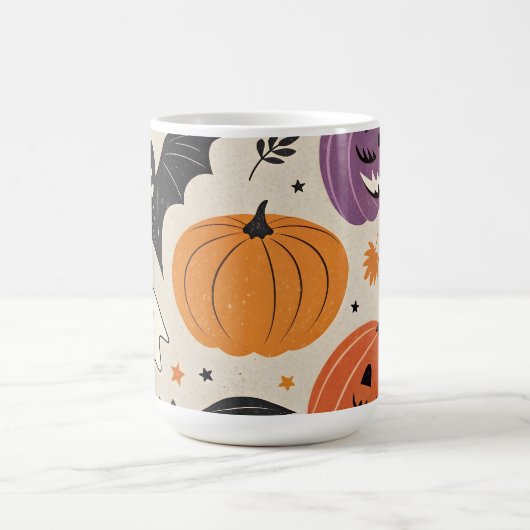 Halloween-Muster Kaffeetasse (Mittel)