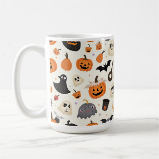 Halloween-Muster Kaffeetasse