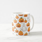 Halloween-Muster Kaffeetasse (VorderseiteRechts)