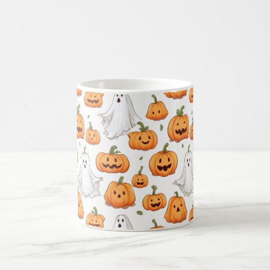 Halloween-Muster Kaffeetasse (Mittel)