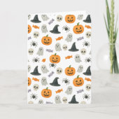 Halloween-Muster Karte (Vorderseite)