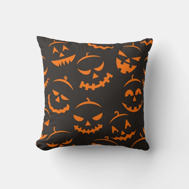 Halloween-Muster Kissen (Vorderseite)