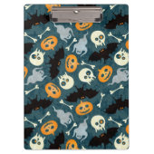 Halloween-Muster Klemmbrett (Vorderseite)