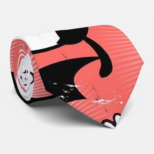 Halloween-Muster Krawatte (Gerollt)