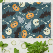 Halloween-Muster Küchentuch (Gefaltet)