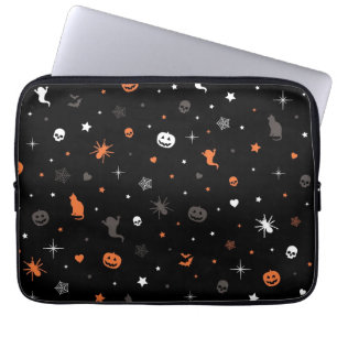 Halloween-Muster Laptopschutzhülle