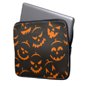 Halloween-Muster Laptopschutzhülle (Vorderseite Links)