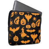 Halloween-Muster Laptopschutzhülle (Vorne Rechts)