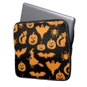 Halloween-Muster Laptopschutzhülle (Vorderseite Links)