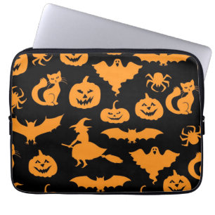Halloween-Muster Laptopschutzhülle