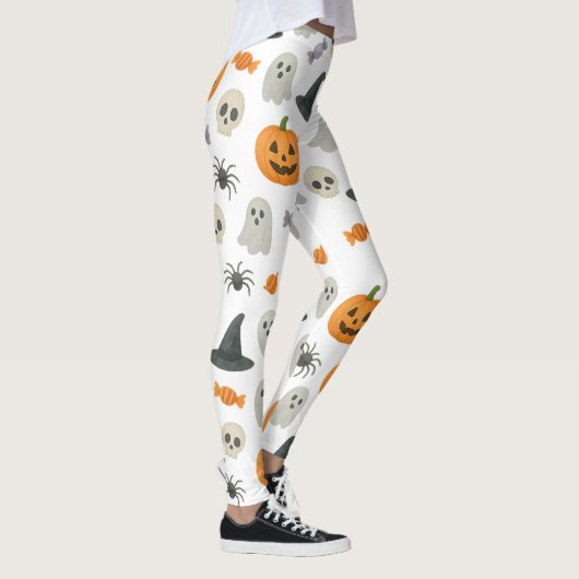 Halloween-Muster Leggings (Rechts)