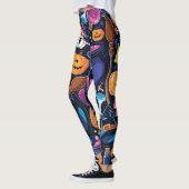 Halloween-Muster Leggings (Links)
