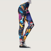 Halloween-Muster Leggings (Rechts)