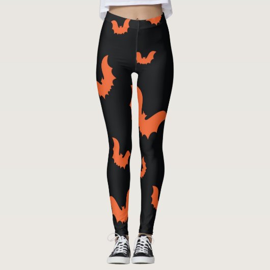 Halloween-Muster Leggings (Vorderseite)