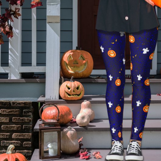 Halloween-Muster Leggings