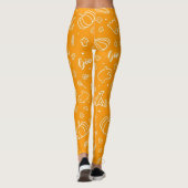 Halloween-Muster Leggings (Rückseite)